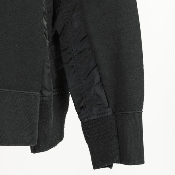 Sacai Black Cotton Sponge Sweat MA-1 Pullover - Picture 7 of 13